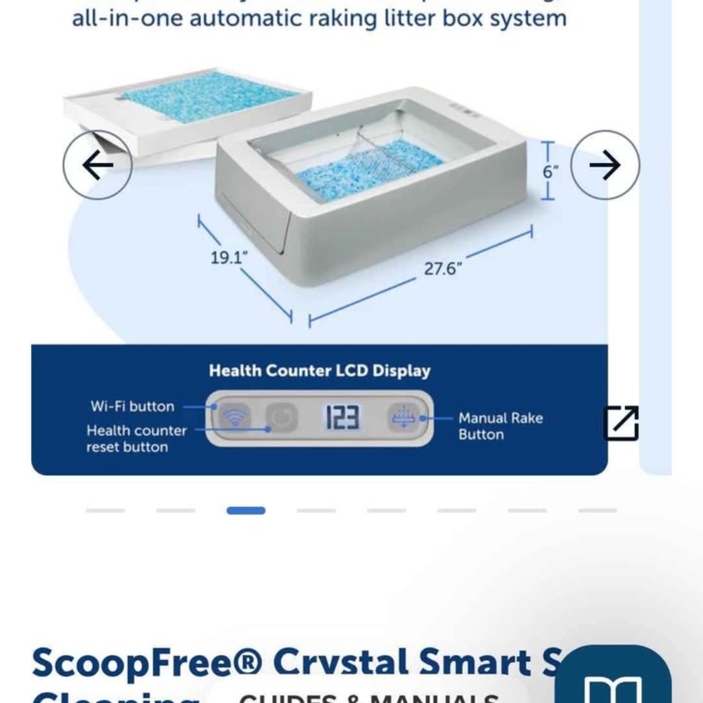 PetSafe ScoopFree Crystal Litter Box